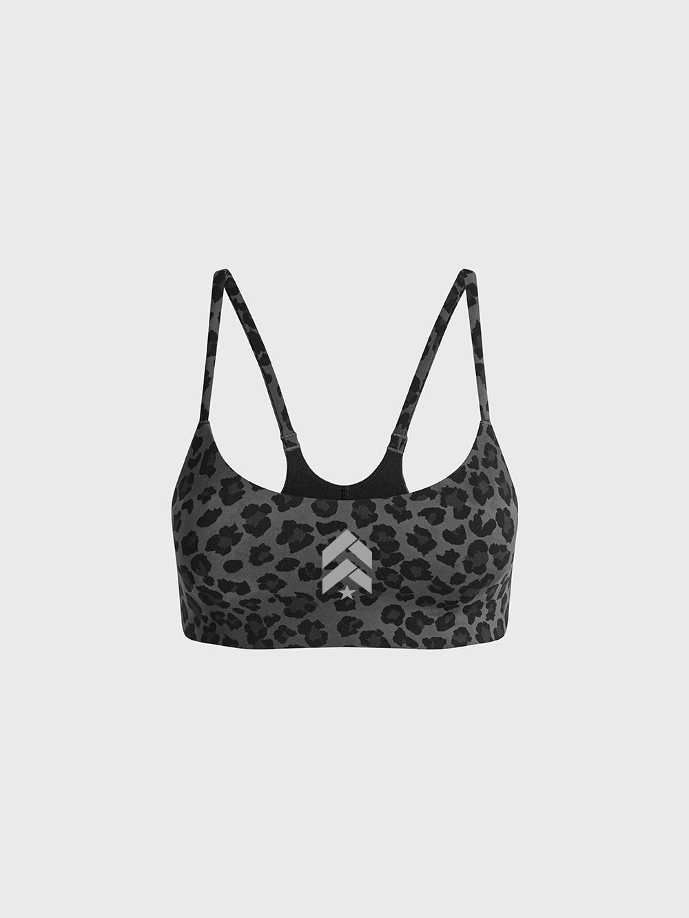 LULULEMON TRUE LEOPARD WUNDER TRAIN STRAPPY RACER BRA A/B