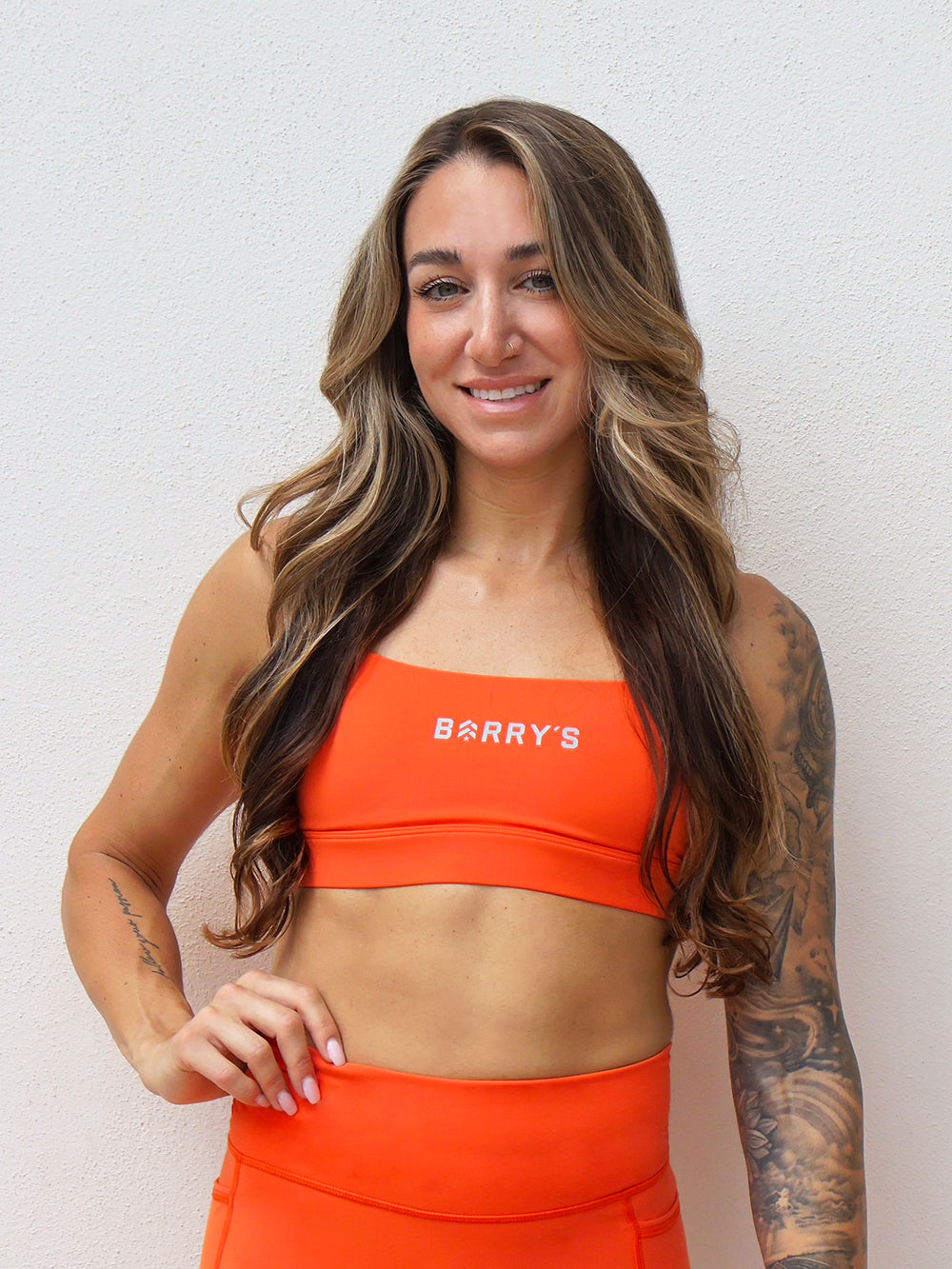 LSKD ULTRA ORANGE MOMENTUM SPORTS BRA