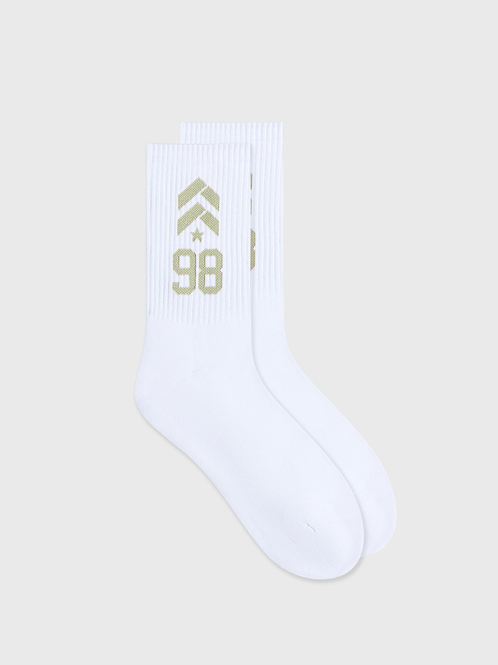 BARRY'S TWO PACK WHITE/BLACK LOGO SOCKS