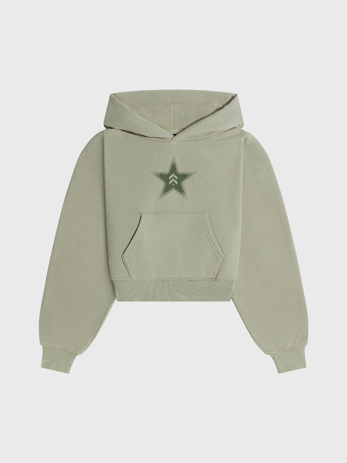 BARRY'S PISTACHIO CROPPED HOODIE