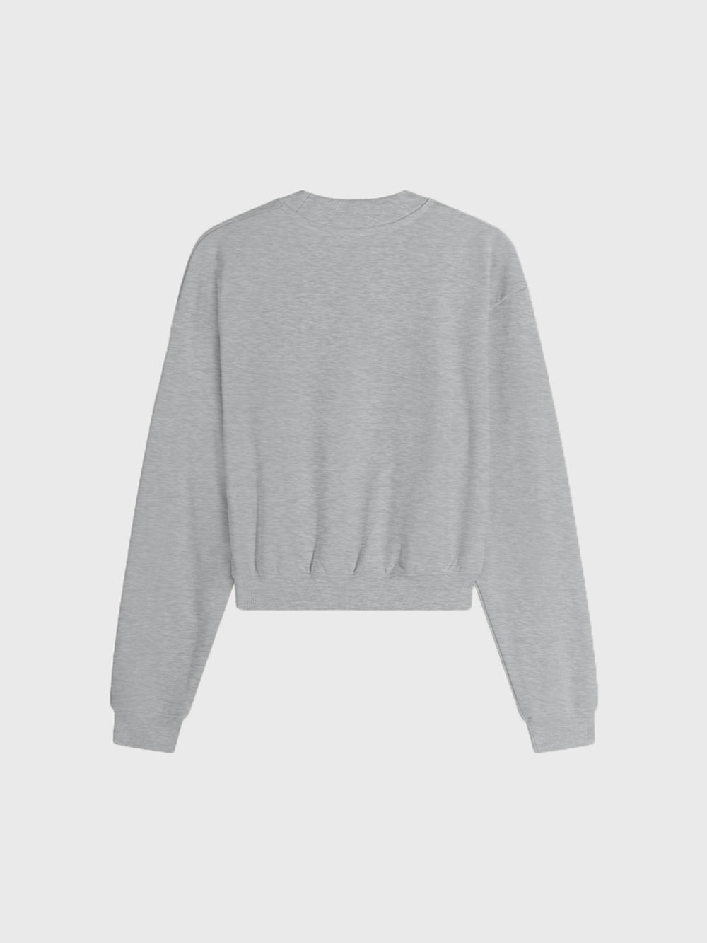 BARRY'S HEATHER GREY CROPPED CREW