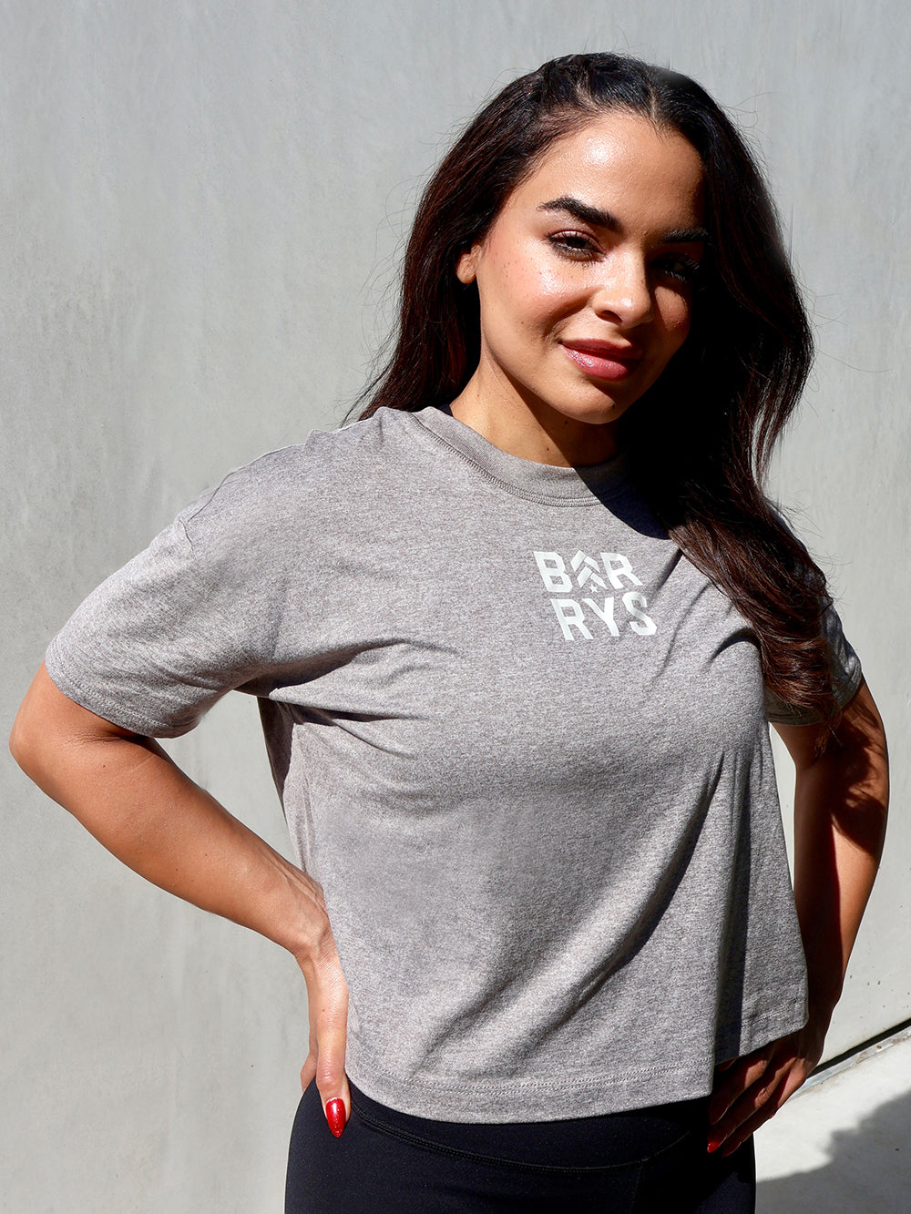 VUORI HEATHER GREY ENERGY TEE