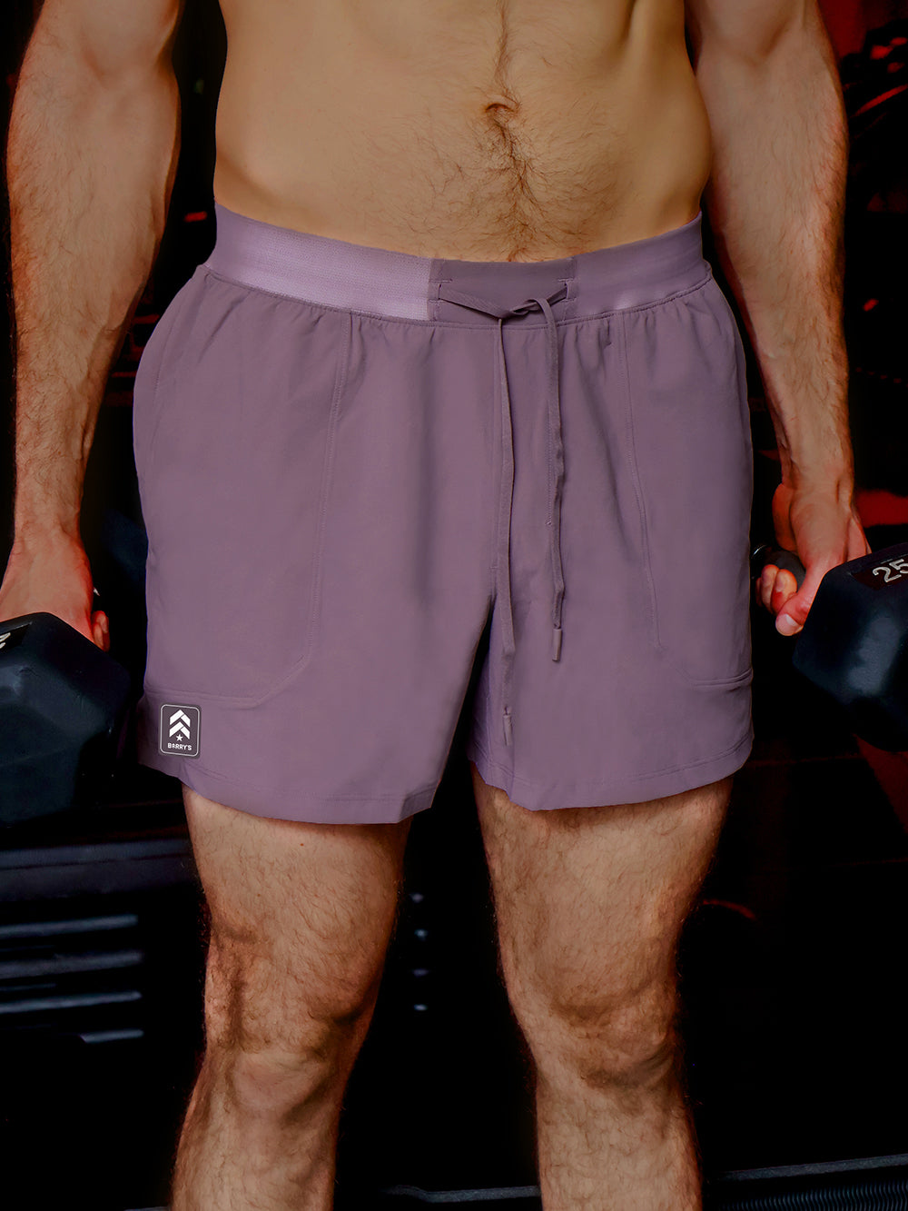 LULULEMON LAVENDER LUX LICENSE TO TRAIN SHORT 5''