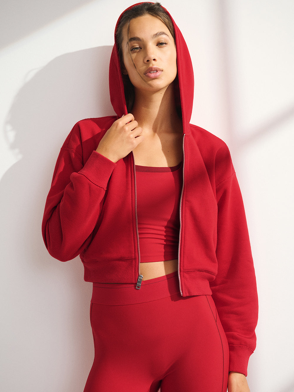 BARRY'S X YPB RED 6AM ON THE GO JACKET