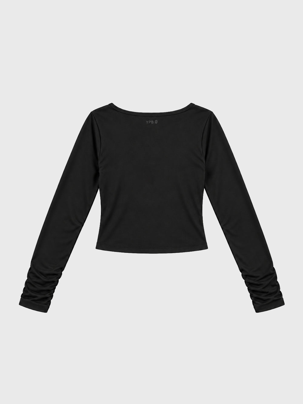 BARRY'S X YPB BLACK MESH LONG SLEEVE