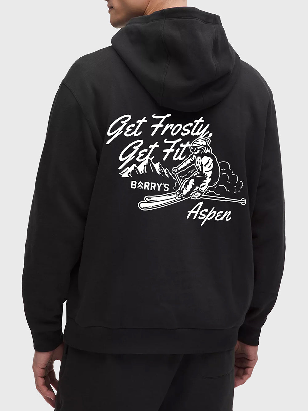 BARRY'S X LULULEMON BLACK APRES STEADY STATE HOODIE