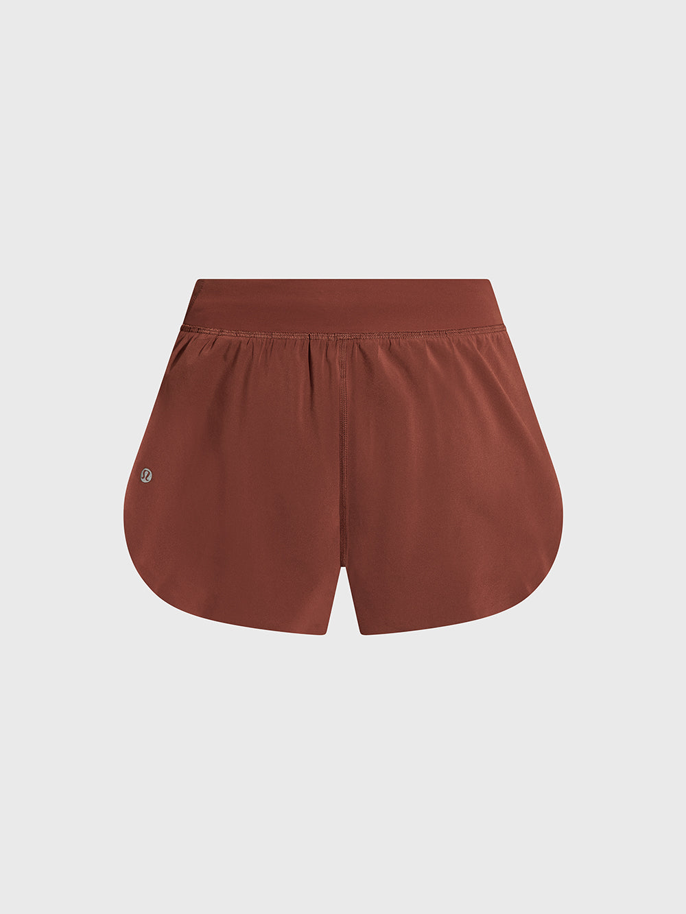 LULULEMON CRANBERRY CHARM FAST AND FREE HR SPLIT SHORT 3"