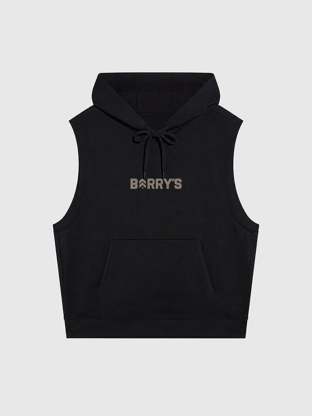 LULULEMON BLACK WARM-UP SLEEVELESS GYM HOODIE