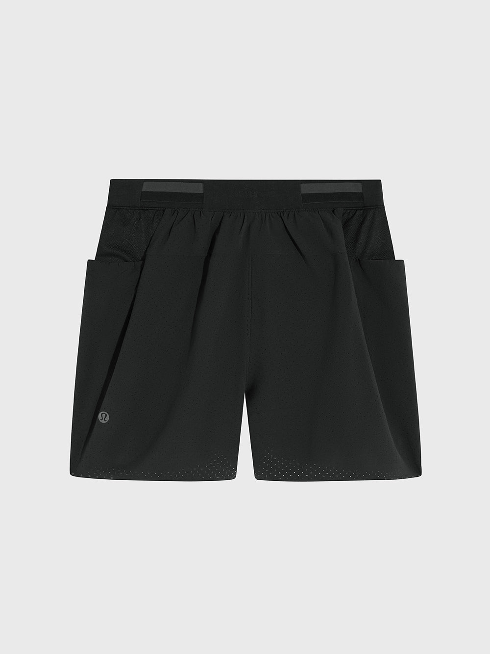 LULULEMON BLACK FAST AND FREE RUNNING SHORT 5" LINED