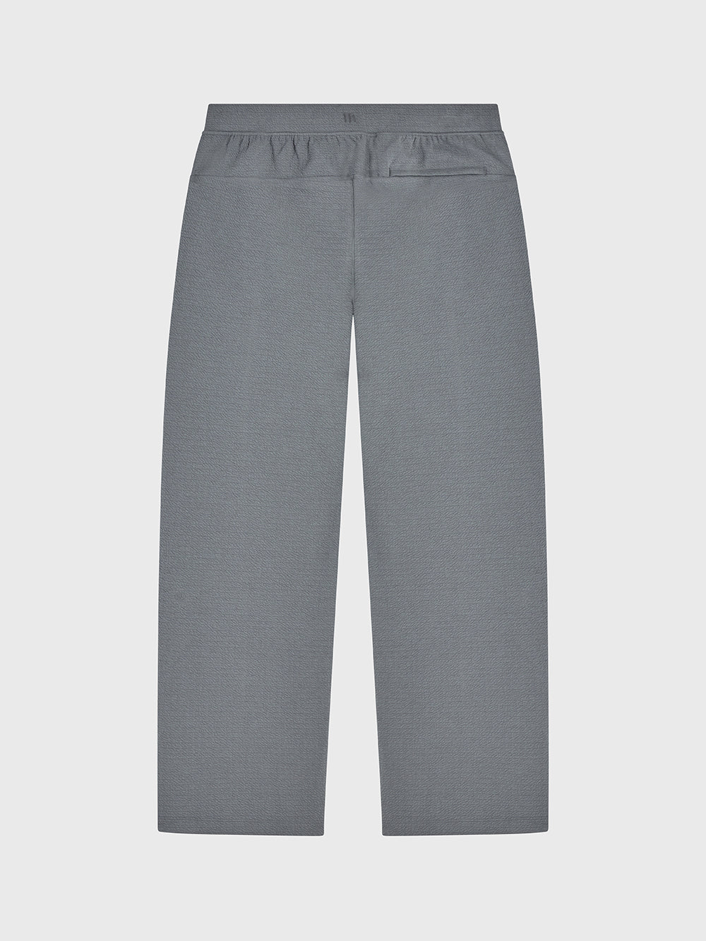 LULULEMON GREY TEXTURED SPACER RELAXED STRAIGHT PANT