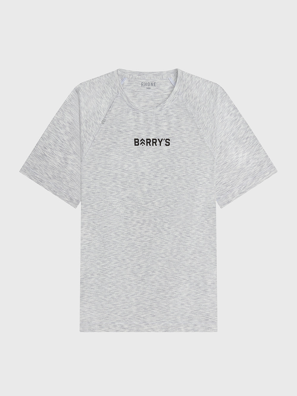 RHONE REIGN GRAY SPACE DYE SHORT SLEEVE