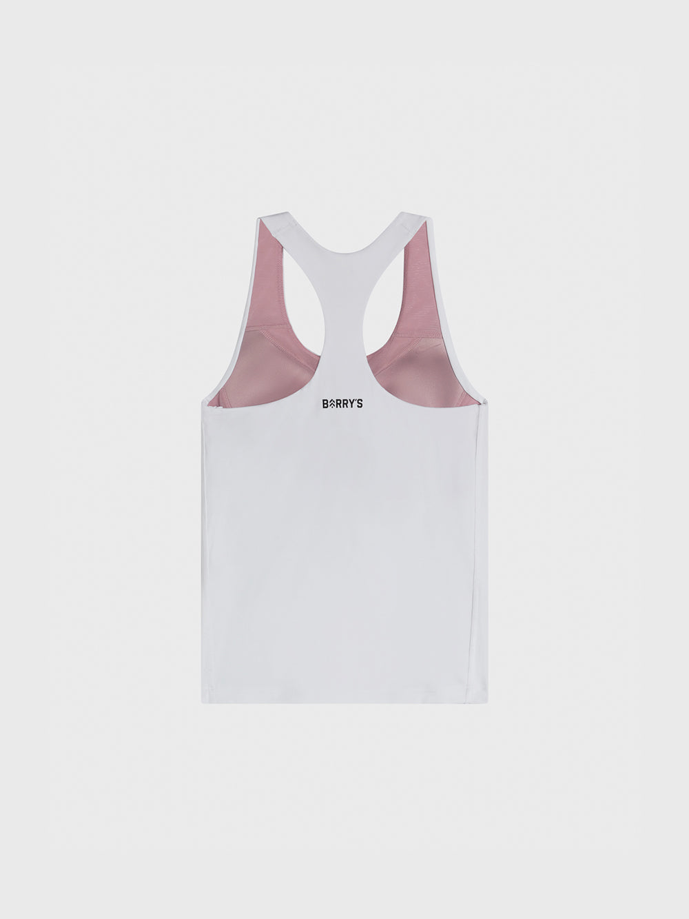 BARRY'S X NIKE DRI-FIT SWOOSH BRA TANK WHITE