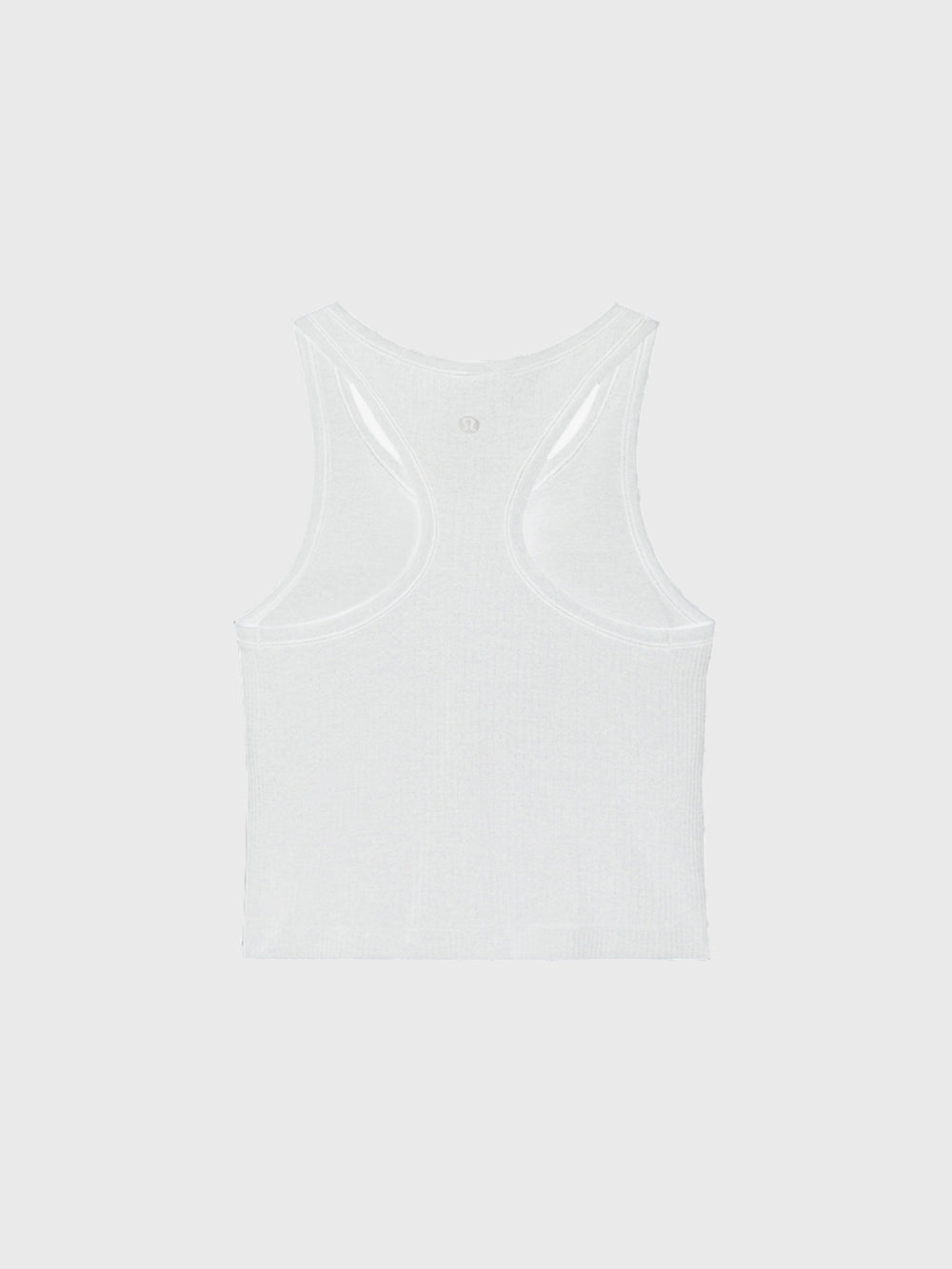 LULULEMON WHITE EBB TO STREET CROPPED RACERBACK TANK