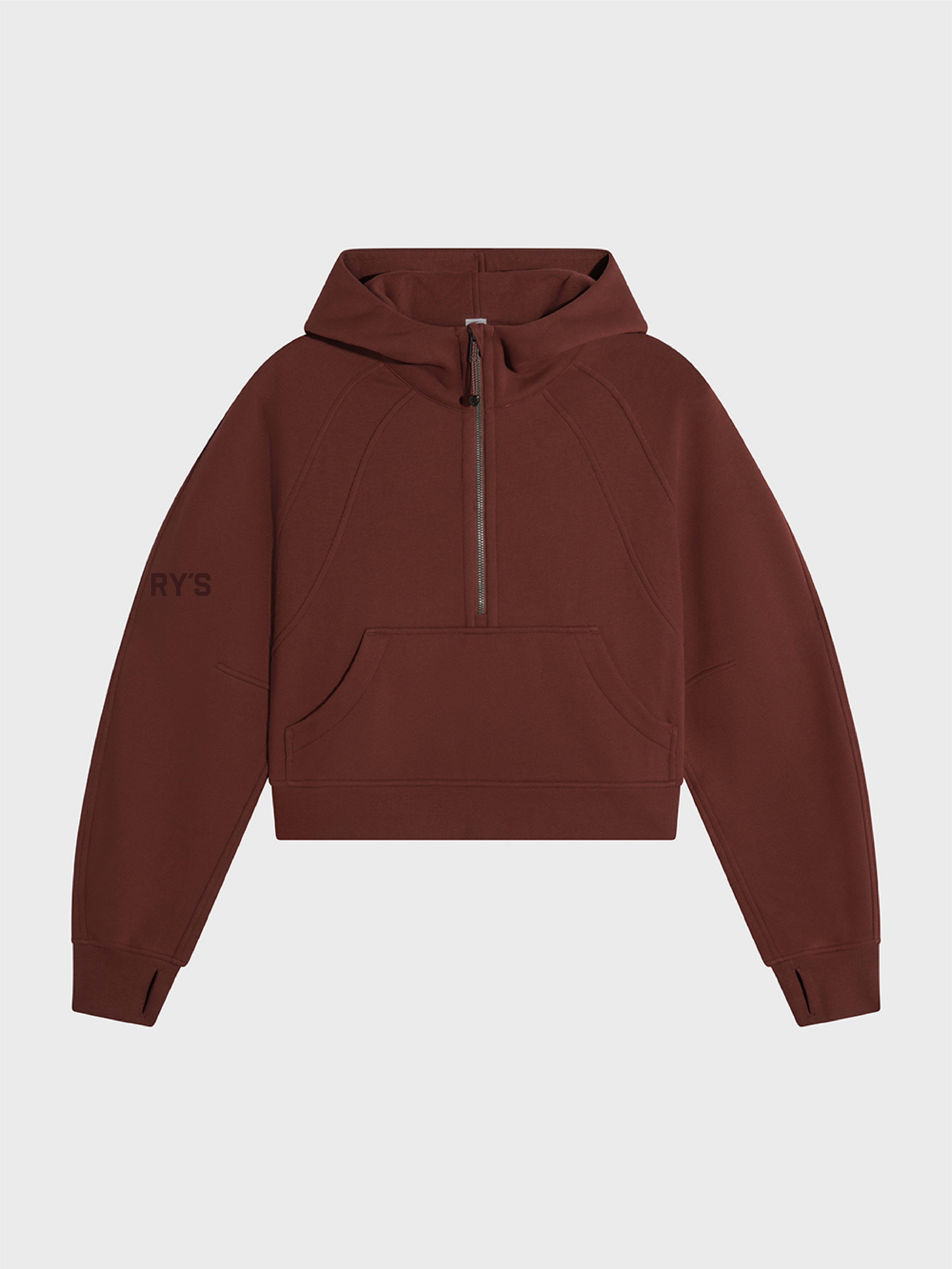 LULULEMON ROCKWOOD SCUBA OVERSIZED HALF-ZIP HOODIE