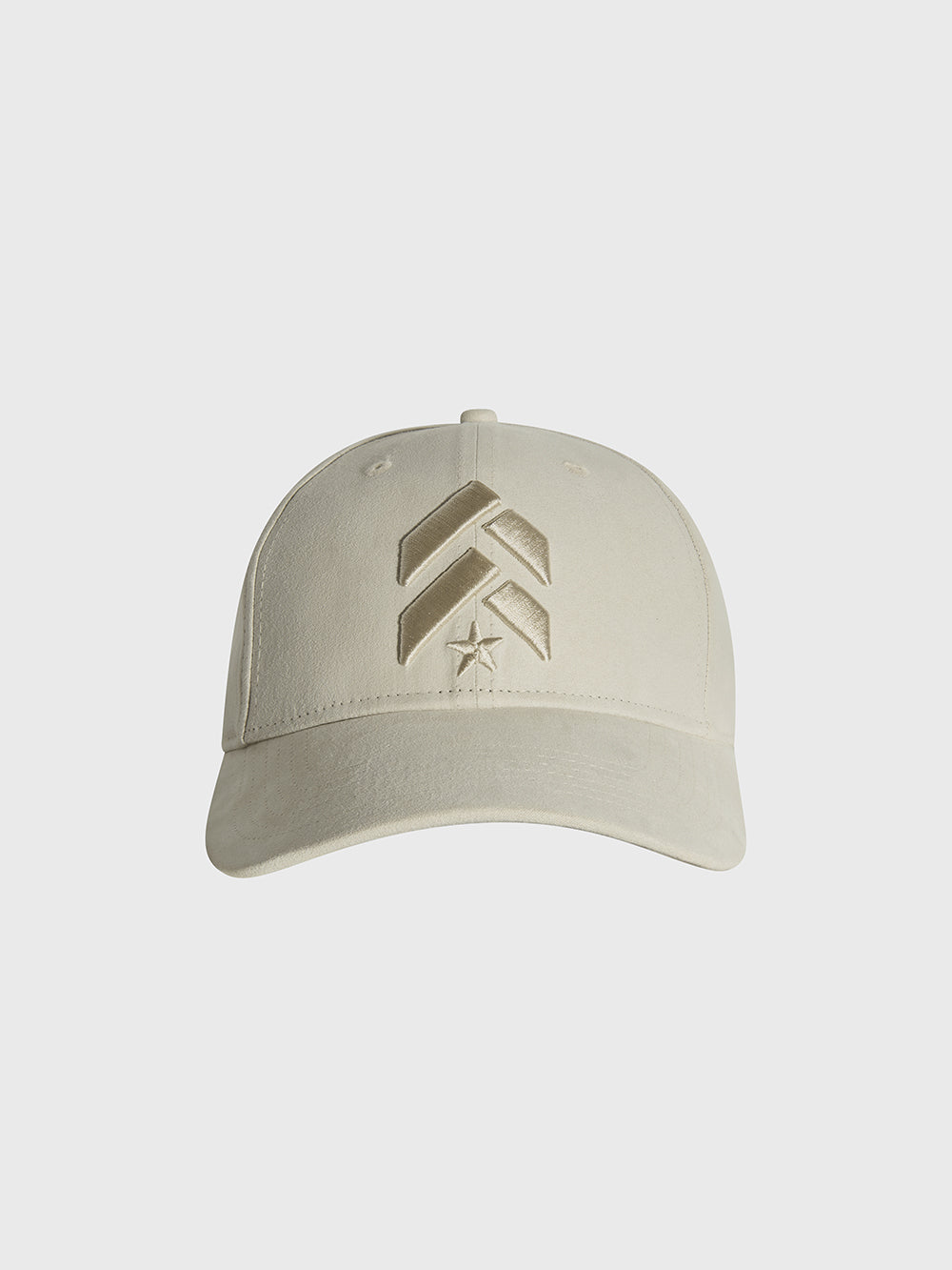 BARRY'S BEIGE SUEDE CHEVRON BASEBALL HAT