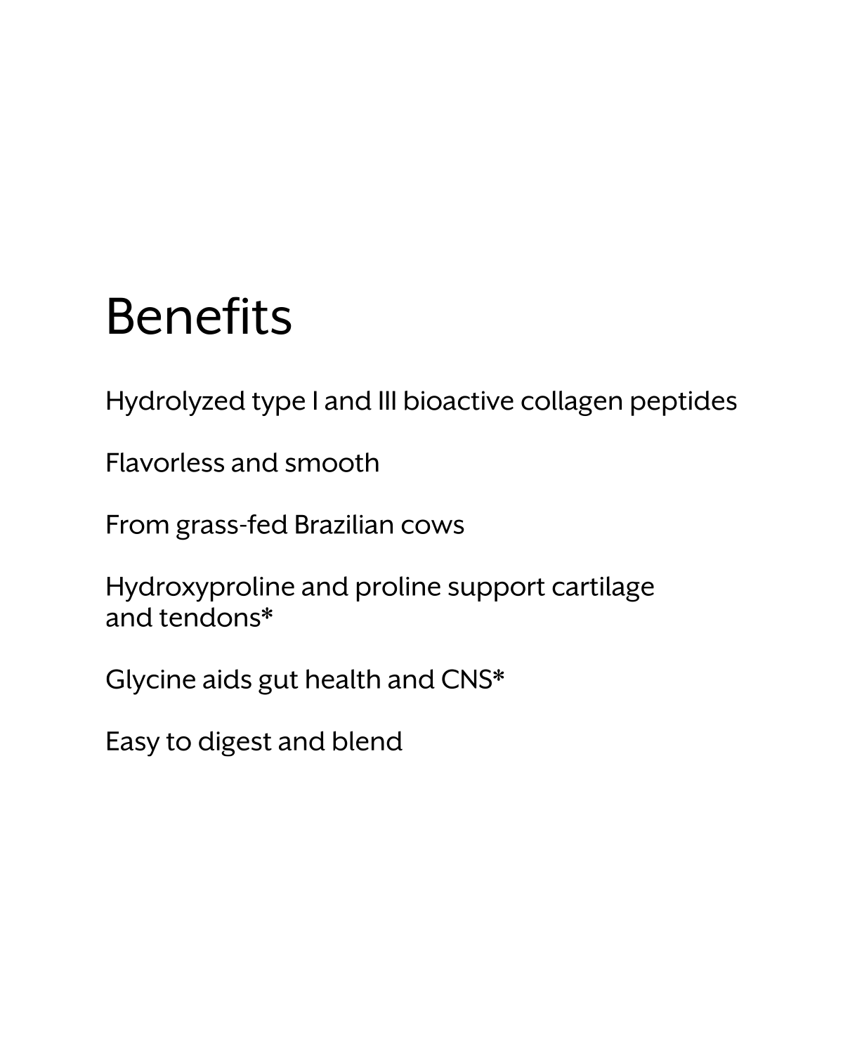 Unflavored Collagen Peptides