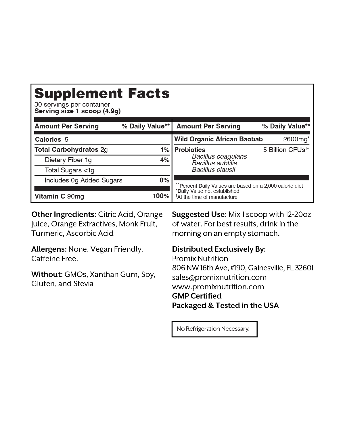 Debloat: Prebiotic + Probiotic Florida Orange