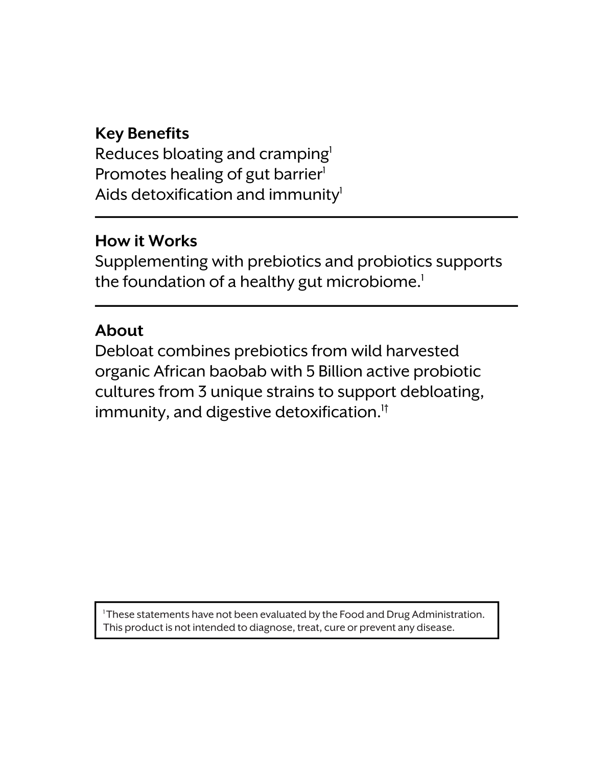 Debloat: Prebiotic + Probiotic Florida Orange