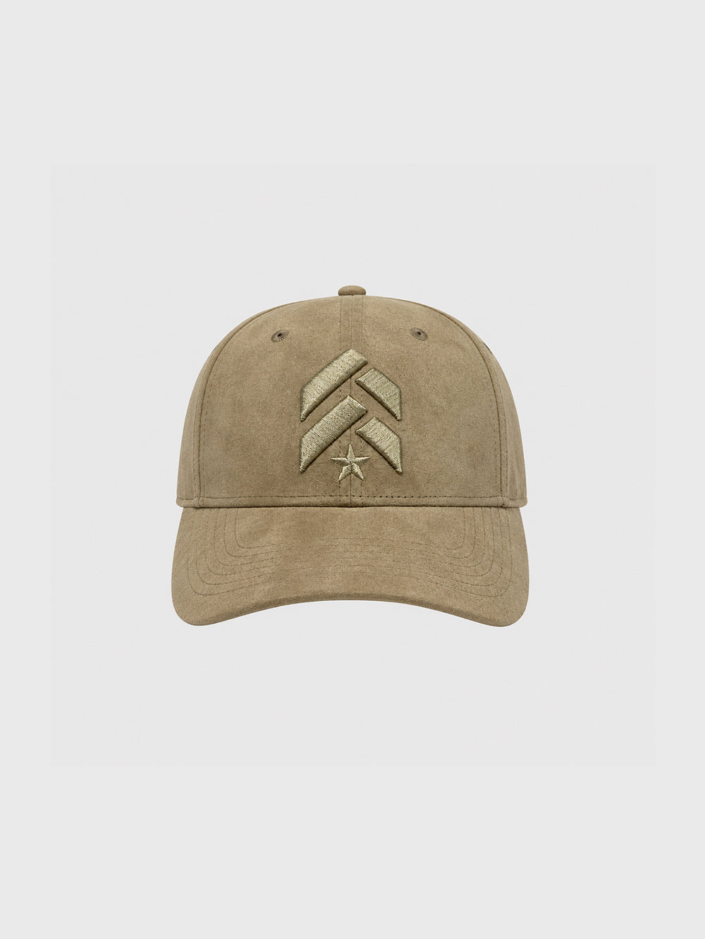 BARRY'S TAUPE SUEDE CHEVRON BASEBALL HAT