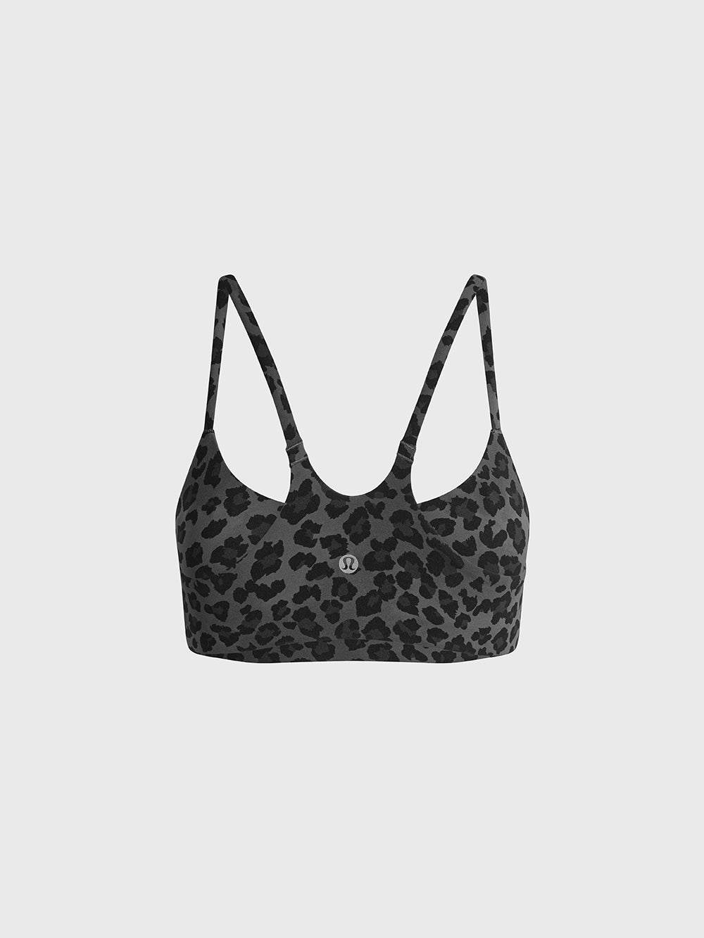 LULULEMON TRUE LEOPARD WUNDER TRAIN STRAPPY RACER BRA A/B