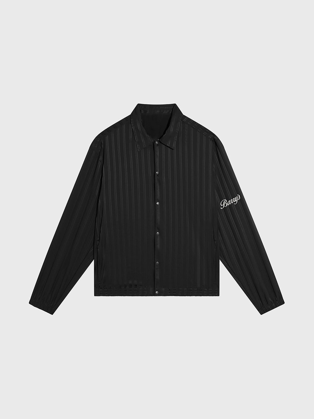 LULULEMON STRIPE BLACK SATIN COACHES JACKET