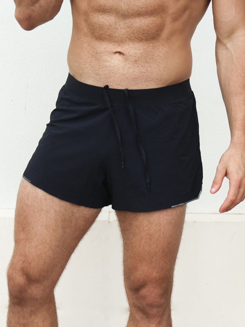LULULEMON BLACK FAST AND FREE SPLIT SHORT 3"