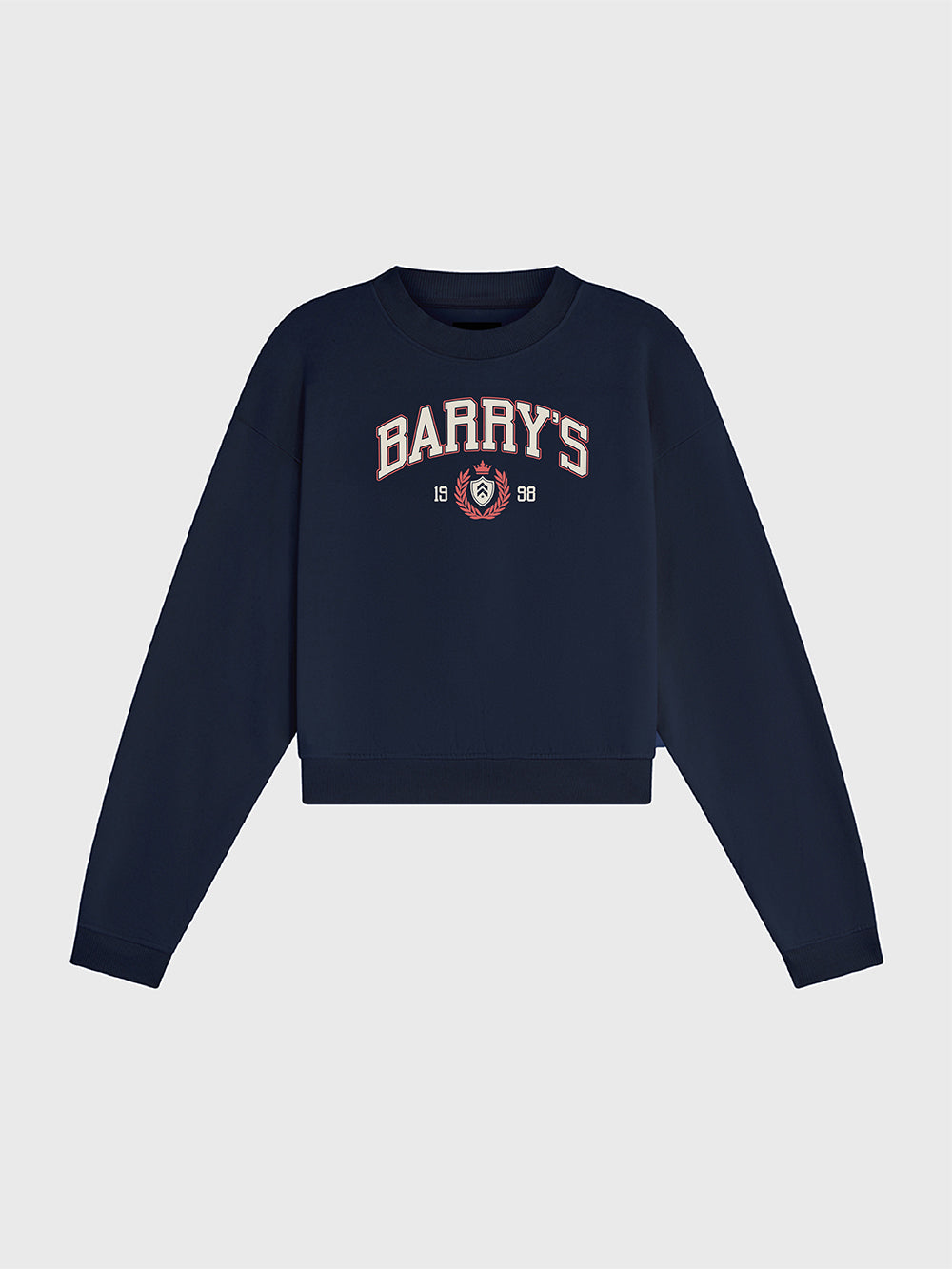 BARRY'S NAVY CROPPED CREW