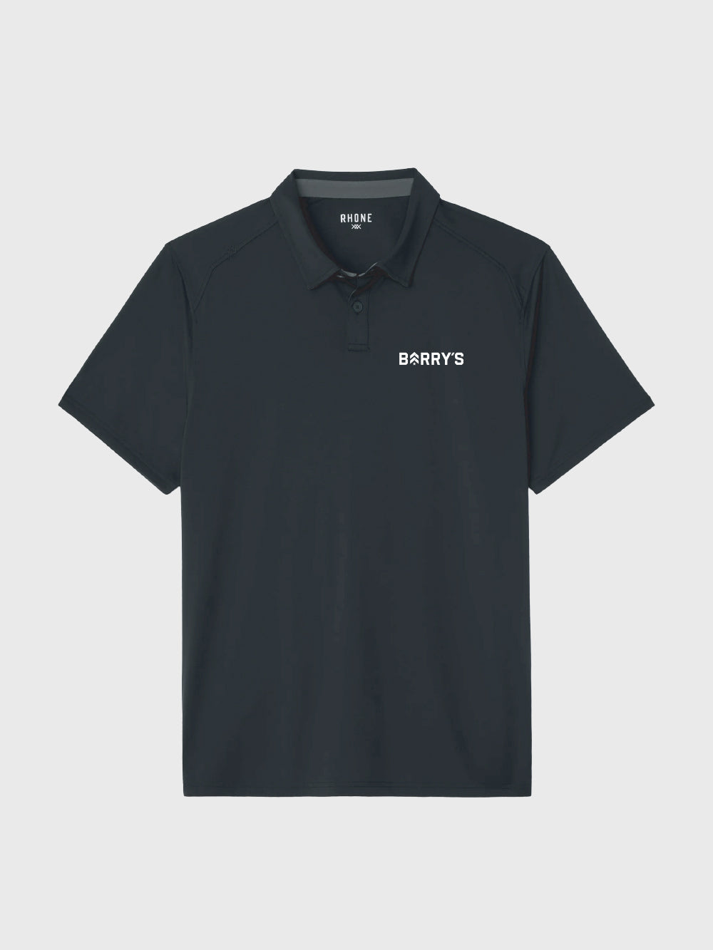 RHONE BLACK REGATTA PIQUE POLOS