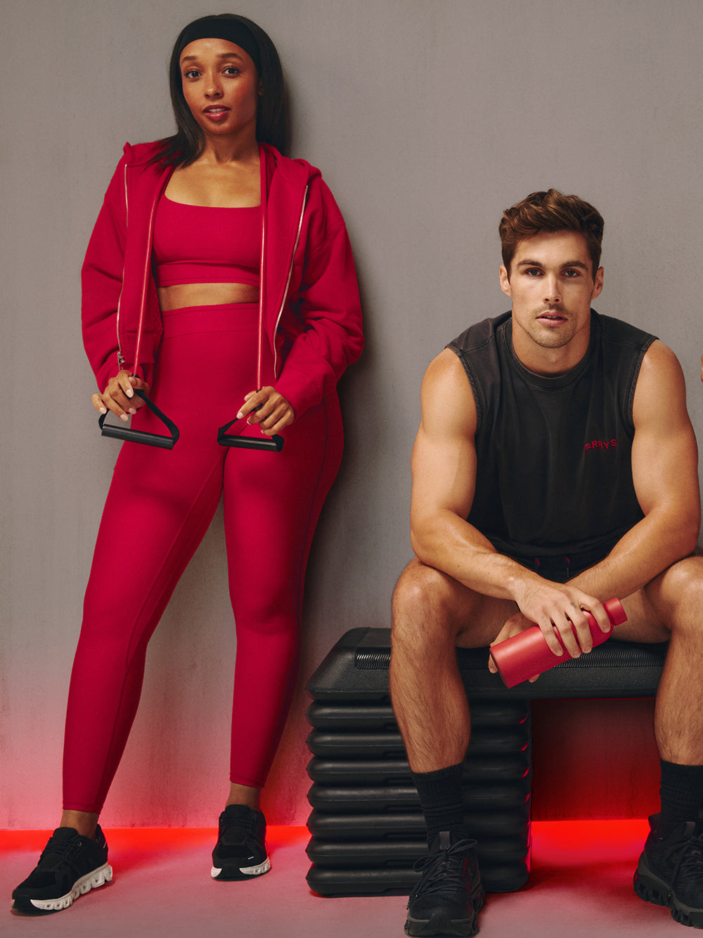 BARRY'S X YPB RED 6AM ON THE GO JACKET