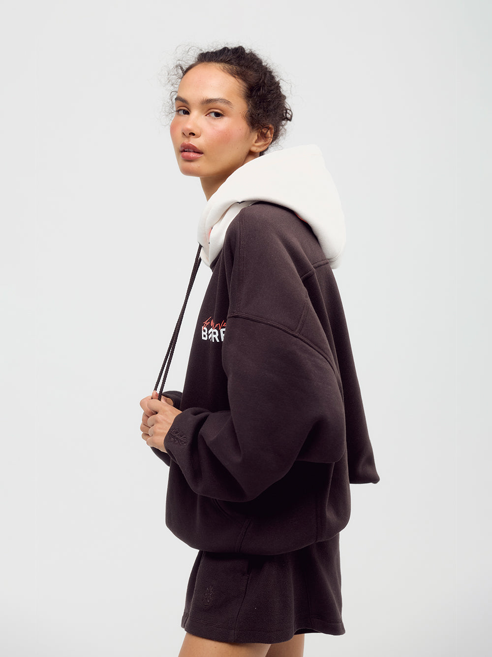 FP MOVEMENT X BARRYS CHOCOLATE FINAL CALL PATCH HOODIE