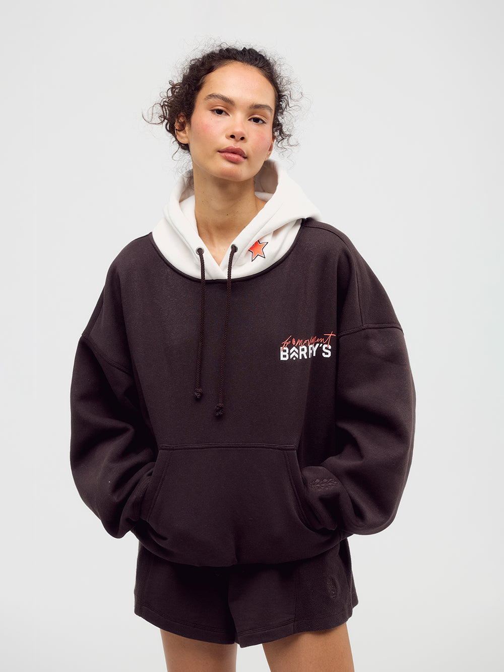 FP MOVEMENT X BARRYS CHOCOLATE FINAL CALL PATCH HOODIE