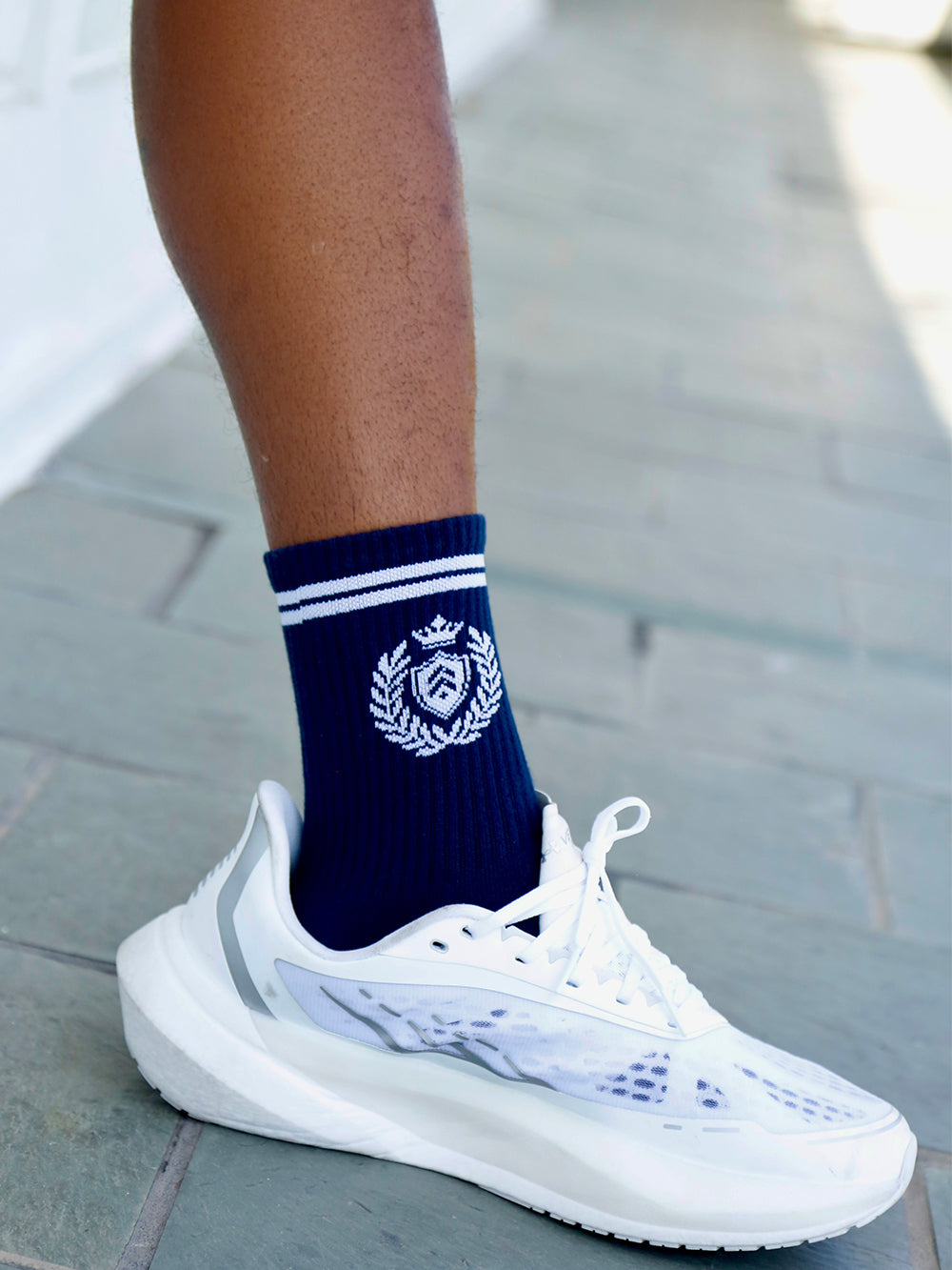 BARRY'S MIDNIGHT NAVY CREST SOCK