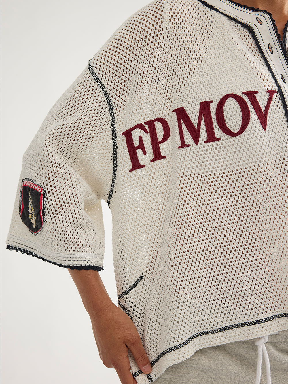FP MOVEMENT X BARRYS IVORY CAMP OUT TEE