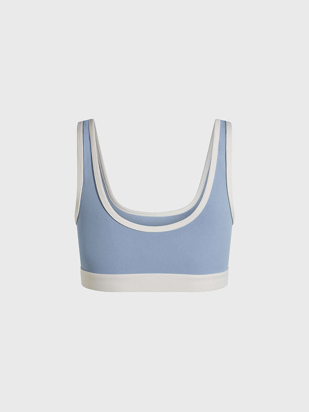 PE NATION BLUE/BONE PURSUIT SPORTS BRA