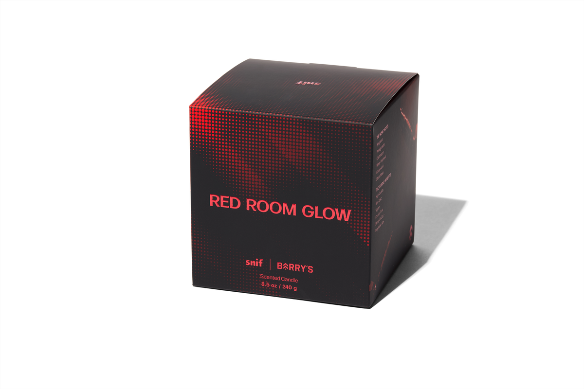 BARRY'S X SNIF RED ROOM GLOW CANDLE