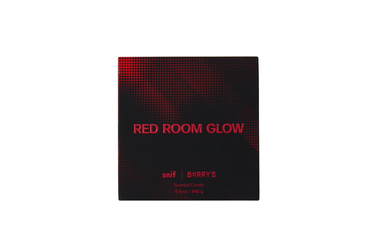 BARRY'S X SNIF RED ROOM GLOW CANDLE