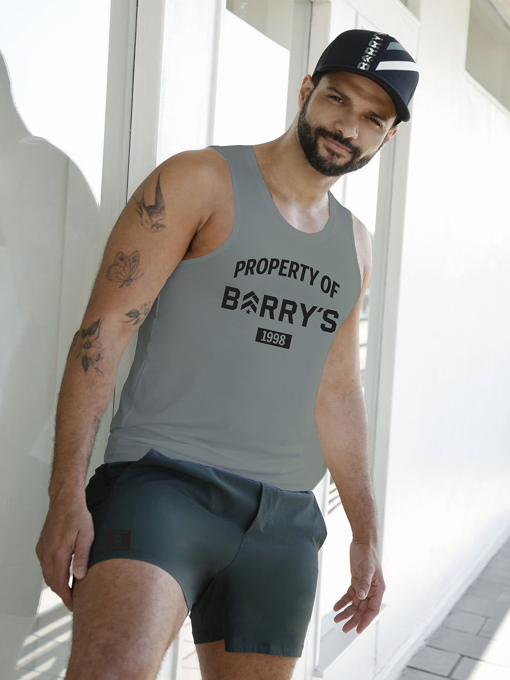 BARRY'S JOEY TANK SAGE GREY