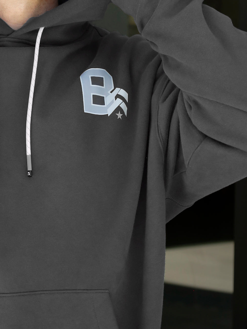 BARRY'S CHARCOAL UNISEX HOODIE