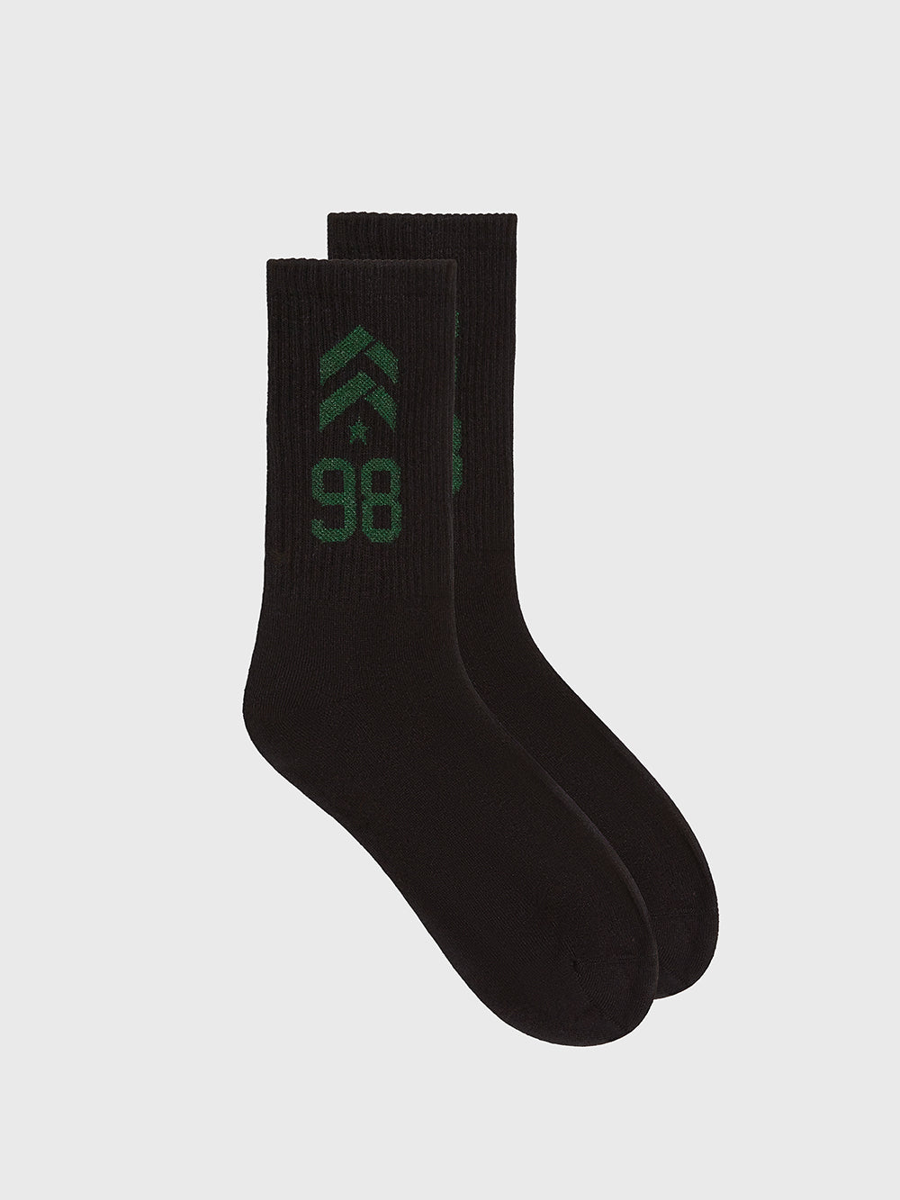 BARRY'S TWO PACK WHITE/BLACK LOGO SOCKS