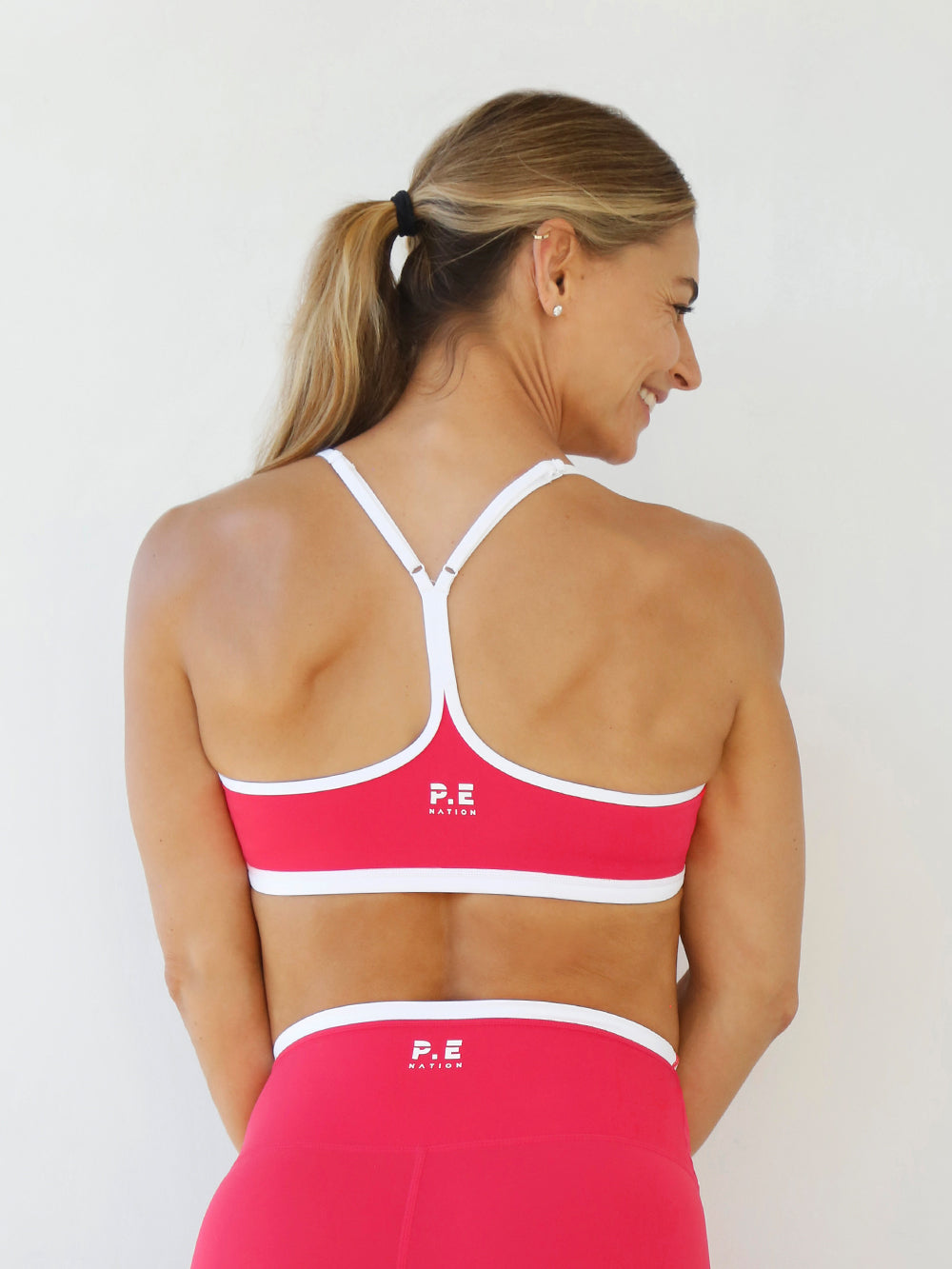 PE NATION STRAWBERRY SPORTS BRA