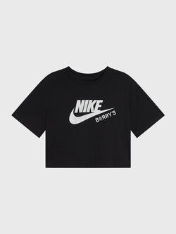 BARRY'S X NIKE NSW CLUB CROP TEE BLACK