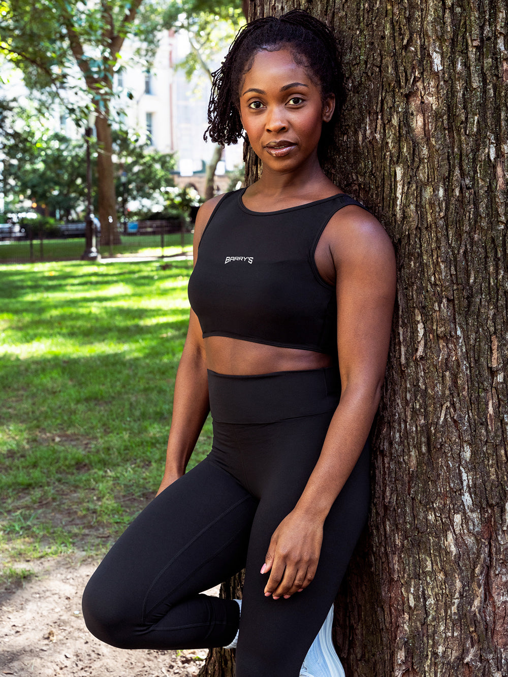 LULULEMON BLACK BEND THIS MESH BANDEAU AND V-NECK BRA