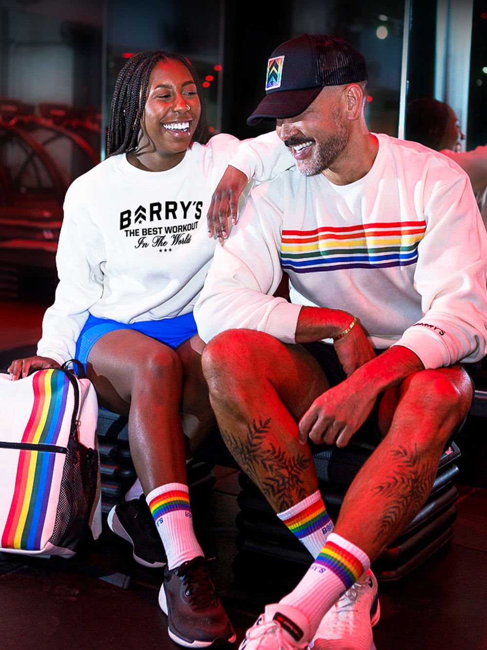 BARRY'S PRIDE RAINBOW SWEATSHIRT