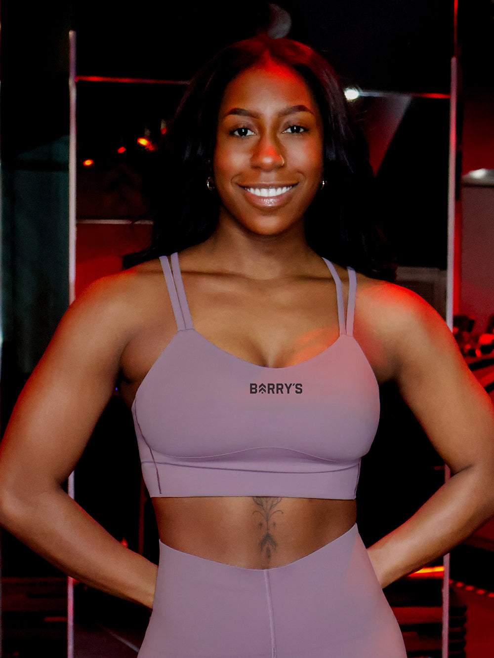 LULULEMON LAVENDER LUX LIKE A CLOUD LONGLINE BRA B/C