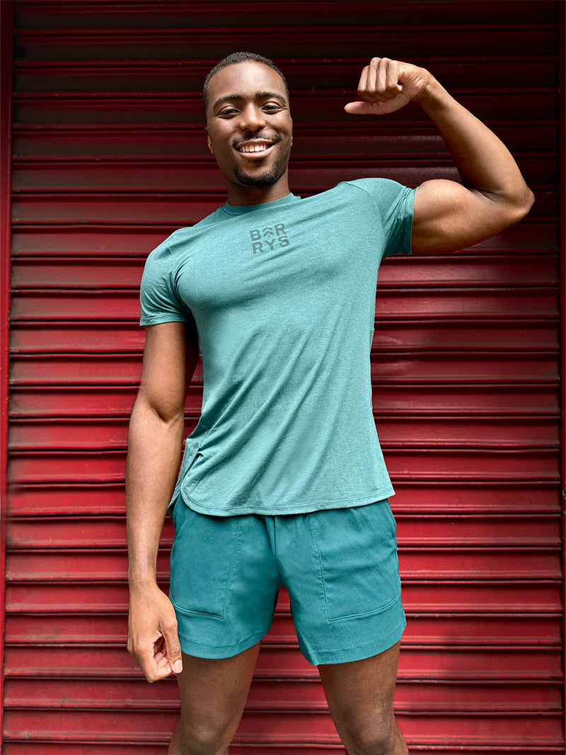 Teal lululemon shorts online