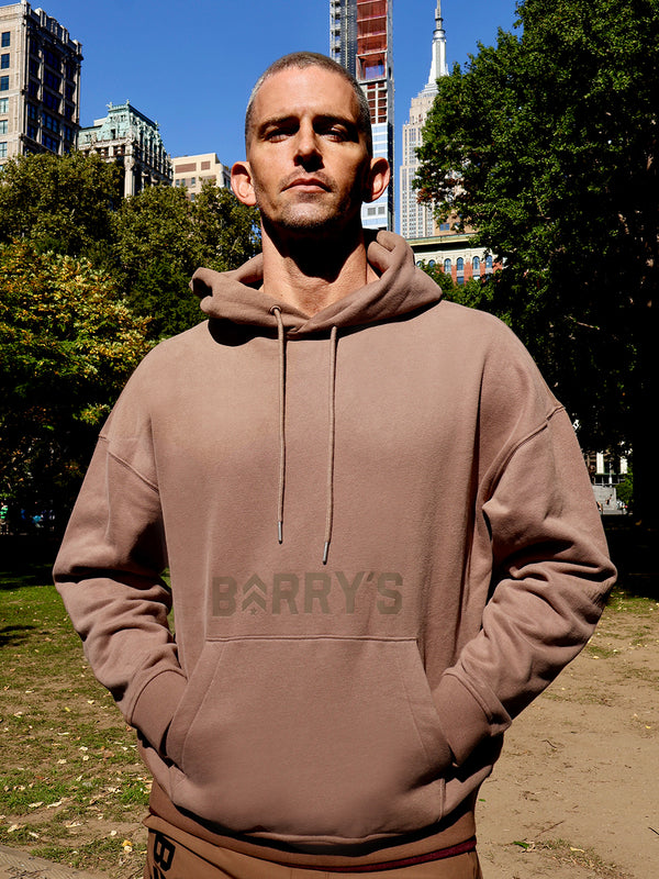 BARRY'S SADDLE BROWN UNISEX HOODIE