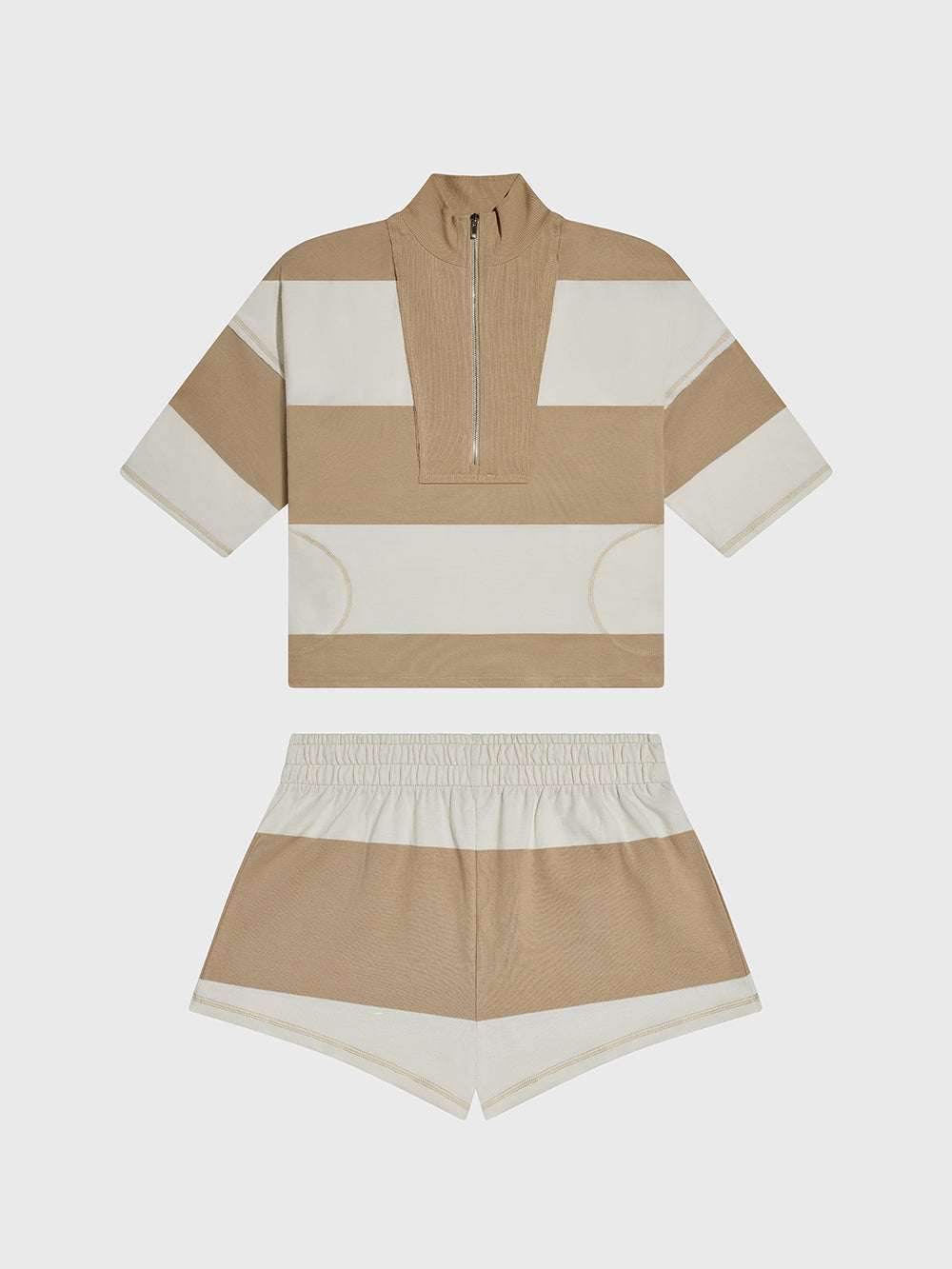 FP MOVEMENT X BARRY'S SANDY STRIPE RETRO RUGBY SET