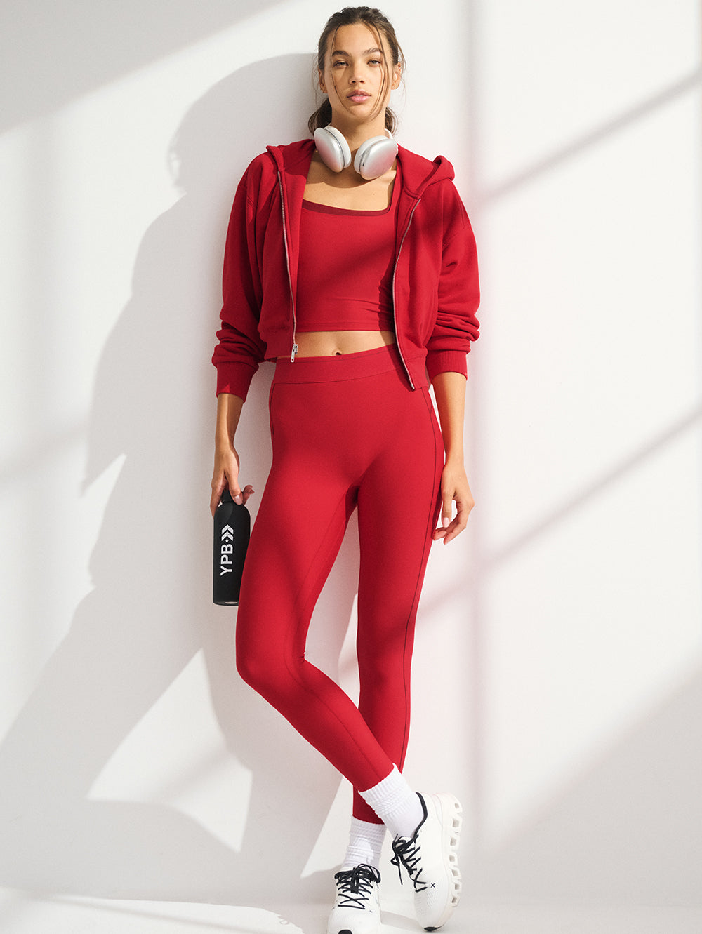 BARRY'S X YPB RED 6AM ON THE GO JACKET