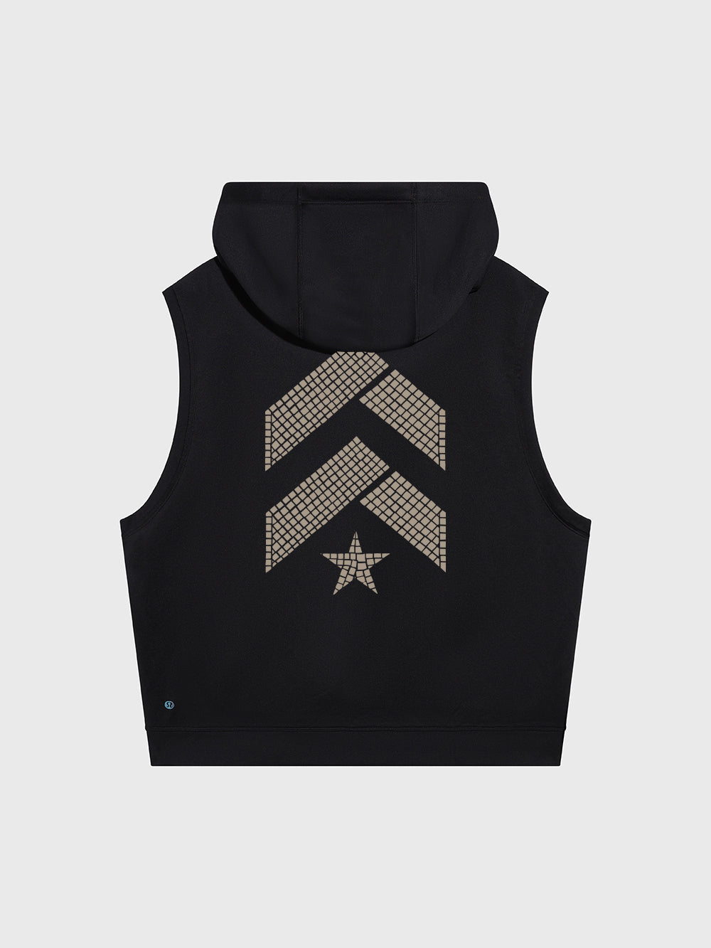 LULULEMON BLACK WARM-UP SLEEVELESS GYM HOODIE