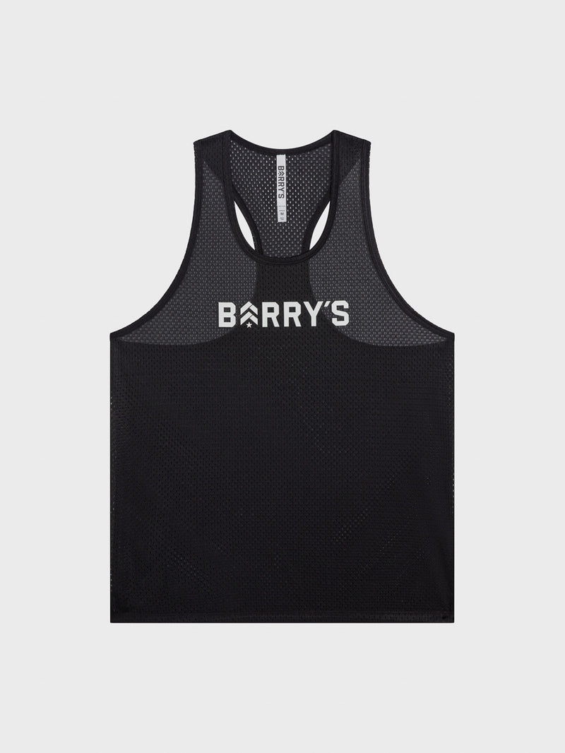 BARRY'S BLACK RELAY MESH CORE TANK